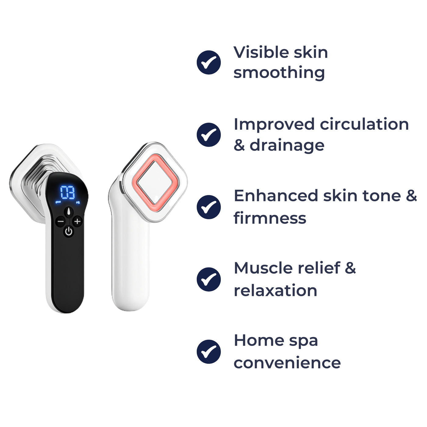 CelluTherm | Handheld Massager – Cellulite Reduction – Heat & Vibration Therapy – Weight Loss Toning & Smoother Skin