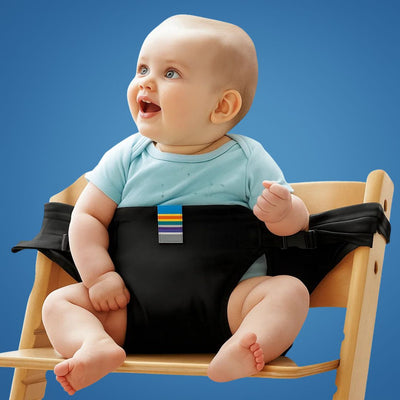 SeatGuard | Baby Chair Harness – Secure Adjustable Fit – Breathable Cotton Fabric – Portable Dining Safety Solution for Travelling Parents