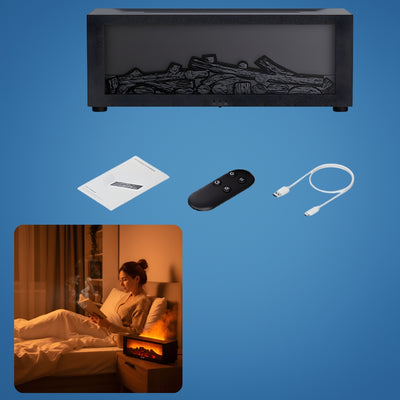 CalmAura | Essential Oil Diffuser Humidifier – Deep Sleep & Dry-Air Relief – Quiet USB-Powered 150 ml Tank – Bedroom & Living Room