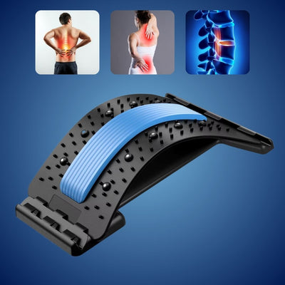 SpineRelief Orthopedic Back Stretcher | Posture Correction and Pain Relief – Sciatica - Herniated Disc - Chronic Back Pain Support