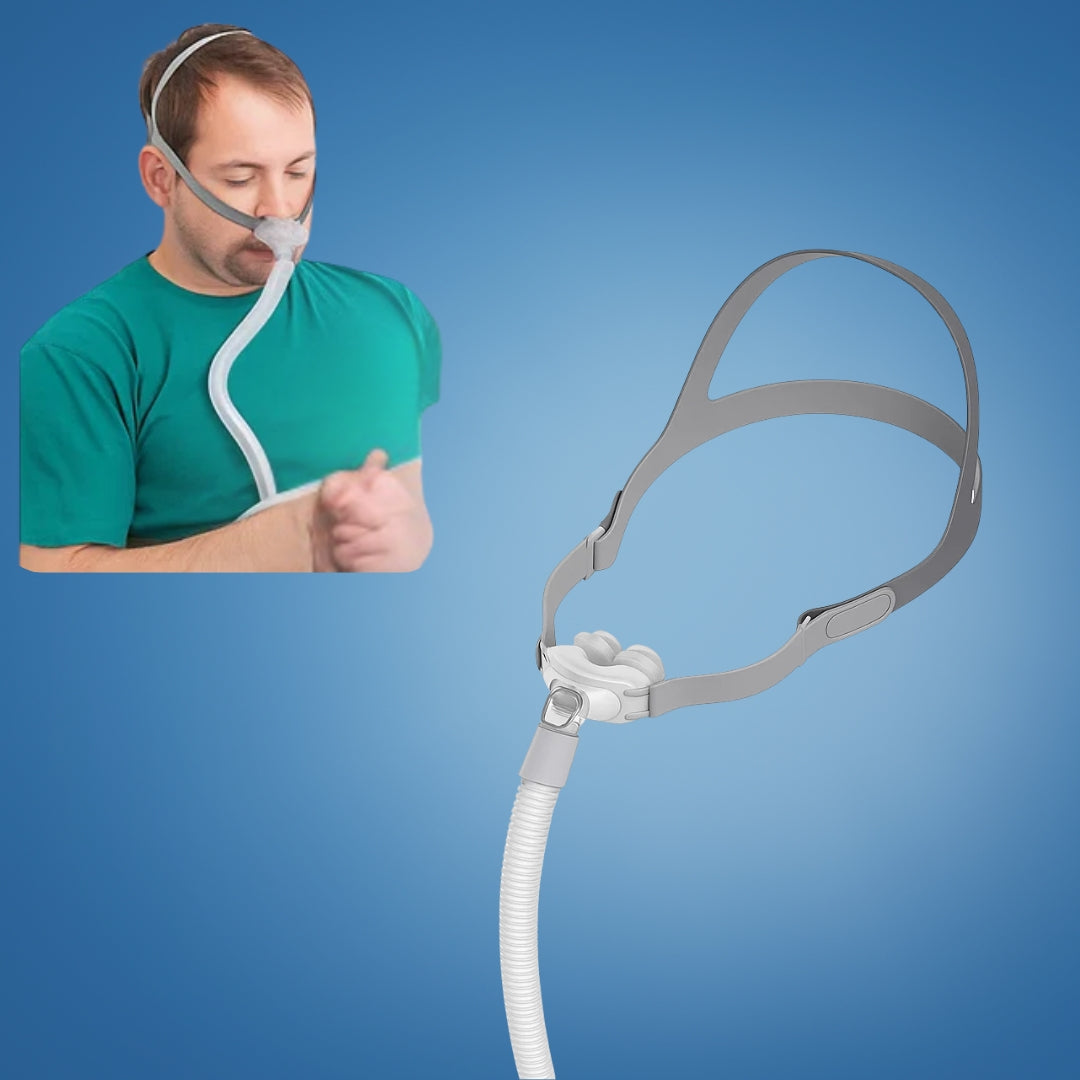 SilkenSleep CPAP Nasal Pillow Mask – Quiet Sleep – Lightweight Silicone – Side Sleepers Seeking Comfort – Reduces Leaks – Easy Breathing