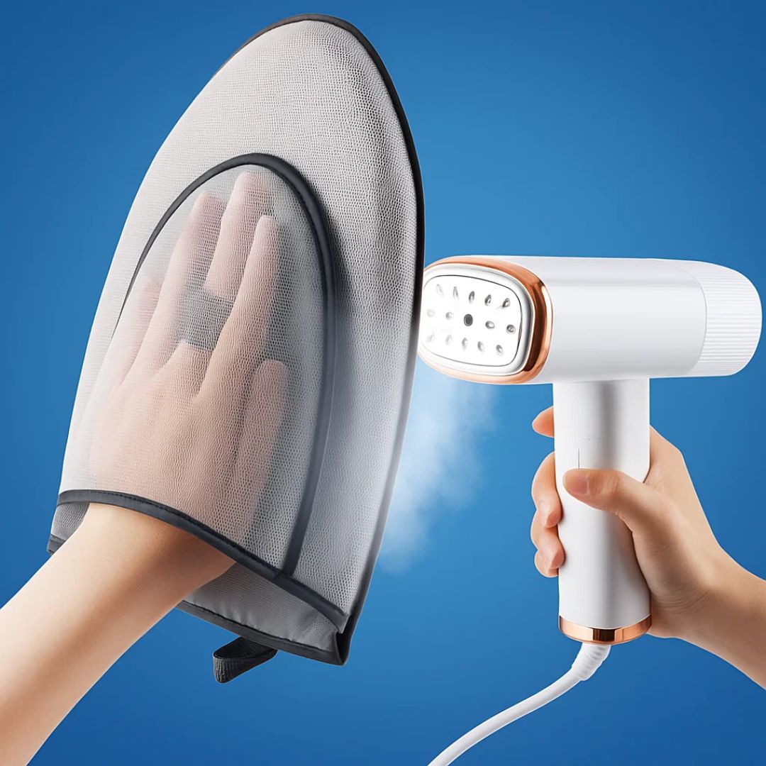 SteamShield | Garment Steamer Glove – Heat Protection – Non-Slip Strap – Precise Steaming for Delicate Clothing