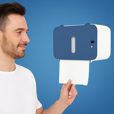 CleanGuard | Touch‑Free Toilet Roll Dispenser – Sensor‑Activated – Auto‑Fold Cut – For Busy Washrooms