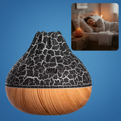 CalmMist | Humidifier and Essential Oil Diffuser – Quiet Ultra-Fine Mist – 300 ml Water Tank – Relieves Dry Skin – Enhances Sleep Quality