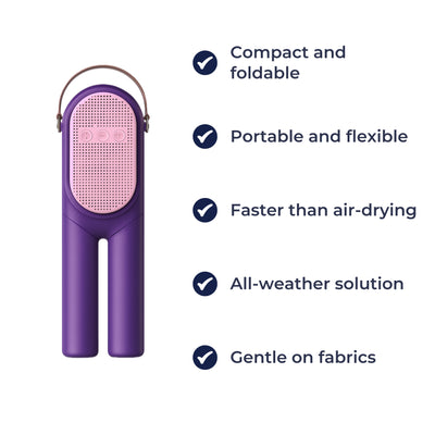 FreshFold | Portable Clothes Dryer – Quick Drying – Lightweight Foldable Design – Travel & Small Spaces