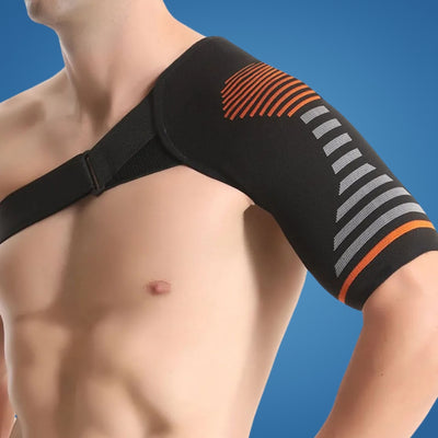 FlexShoulder | Shoulder Support Brace – Pain Relief & Joint Stability – Adjustable Breathable Compression Sleeve – Sports & Daily Wear