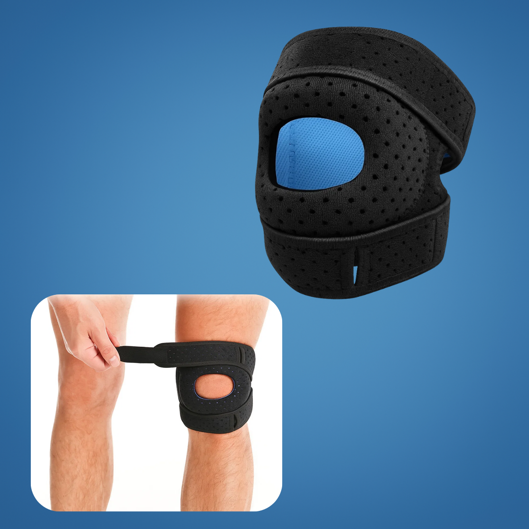 PatellaGuard | Patella Support Brace – Knee Pain Relief – Breathable Elastic Support – Adjustable Non Slip Strap – Running Training Daily Use