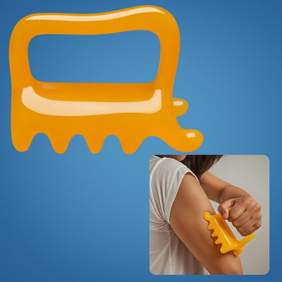 MuscleEase | Acupressure Massager – Knot Relief – Smooth-Edge Handheld Design – Back & Shoulder Recovery – Relax Muscles & Boost Circulation