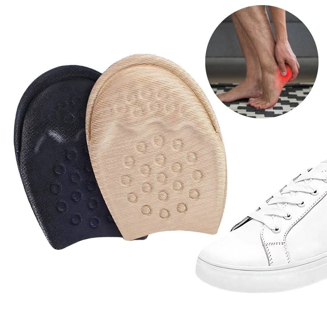 FootEase Shoes Half Insoles Forefoot Inserts | Foot Pain Relief - Shock Absorption - Custom Fit for Everyday Comfort