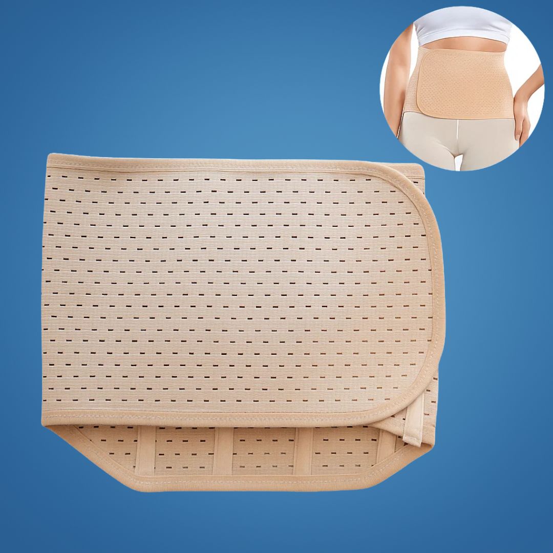 MumEase | Postpartum Belly Wrap – Pain Relief – Breathable Mesh – Ideal for New Mums