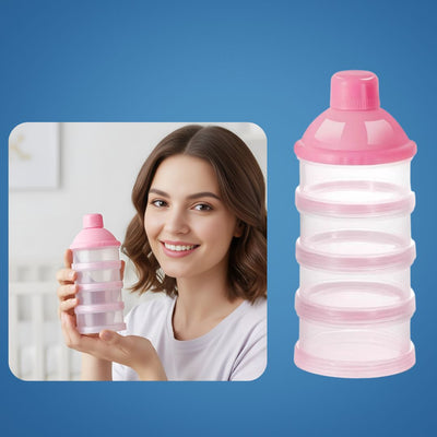 FreshStack | Milk Powder Dispenser – Spill-Proof – Airtight & Stackable – Hygienic Storage – Travel Ready – Quick Night-Feed Solution