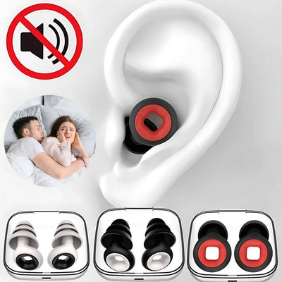 SilentGuard Sleeping Earplugs | Comfortable Noise-Reducing Earplugs - Quiet Restful Sleep