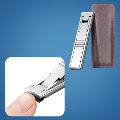 EdgeLux | Nail Clipper – Travel-Slim Design – Rust-Resistant Stainless Steel – Stylish Carry – Portable Grooming for Hands & Fingernails