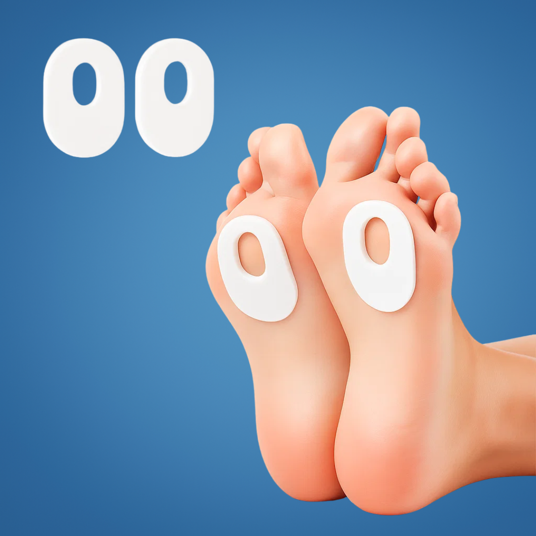 CushionStep | Foot Corn & Callus Pads – Pressure-Relief Gel Barrier – Soft Felt Adhesive Design – Shoe-Rubbing & Walking Relief for Men & Women