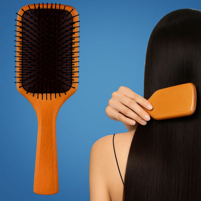 SilkEase | Anti-Static Detangling Brush – Frizz Control – Air Cushion Pad – Reduces Breakage – Adds Smooth, Shiny & Healthy-Looking Hair