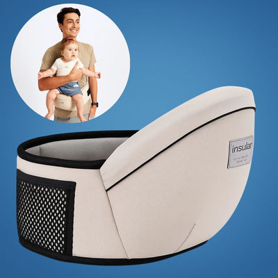 SureCarry | Ergonomic Hip‑Seat Carrier – Even Weight Distribution – Tear‑Resistant Nylon – Hands‑Free Support for Travelling Parents