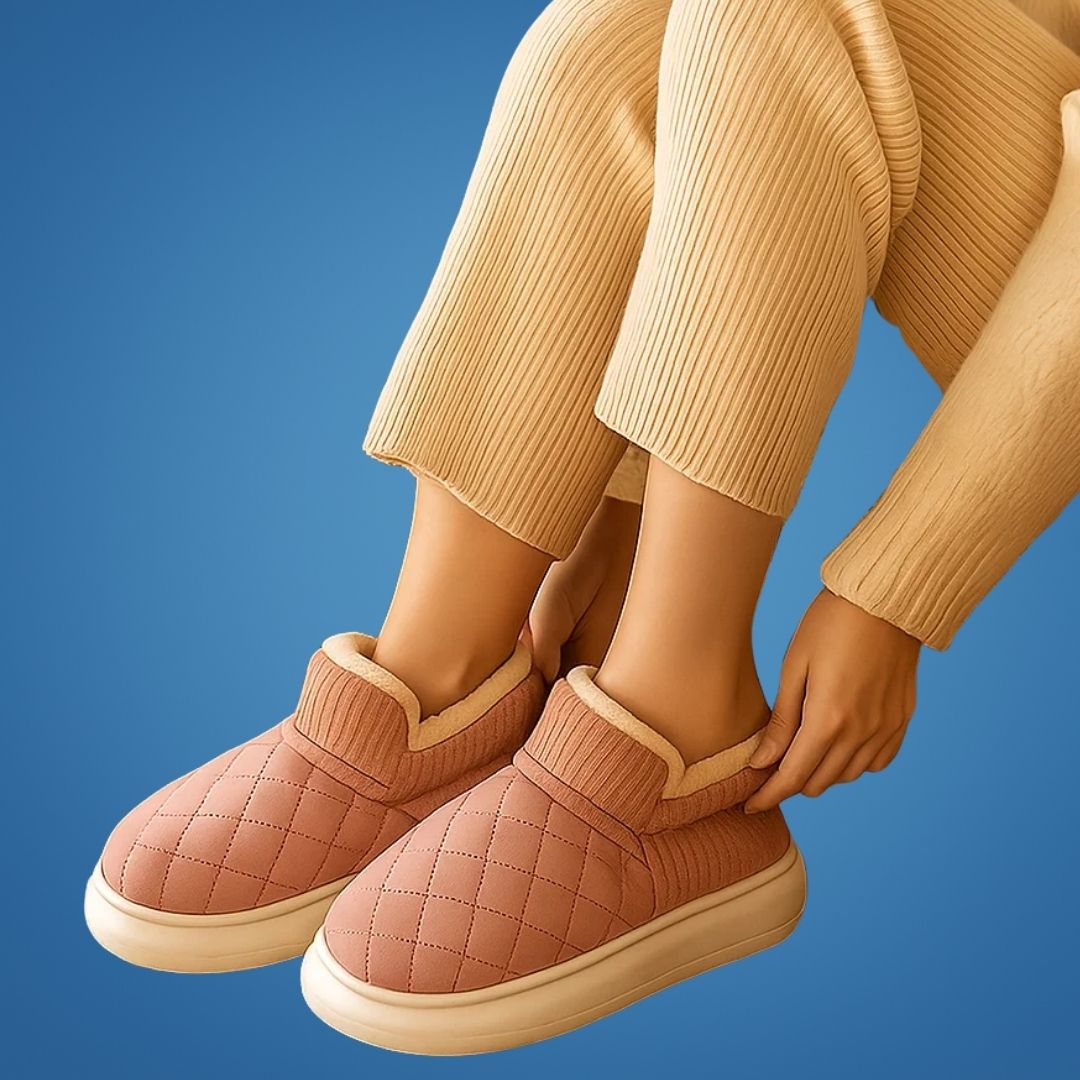 CozyStep | Plush Slipper Shoes – Non-Slip Grip – Thick Cushioned Sole – Indoor Comfort – Warm Supportive Fit for Cosy Relaxing Evenings
