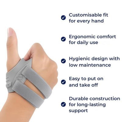 OrthoRelief | Thumb Support Brace – Pain Relief & Joint Stabilisation – Breathable Lightweight Splint – CMC Joint Arthritis & Sprain