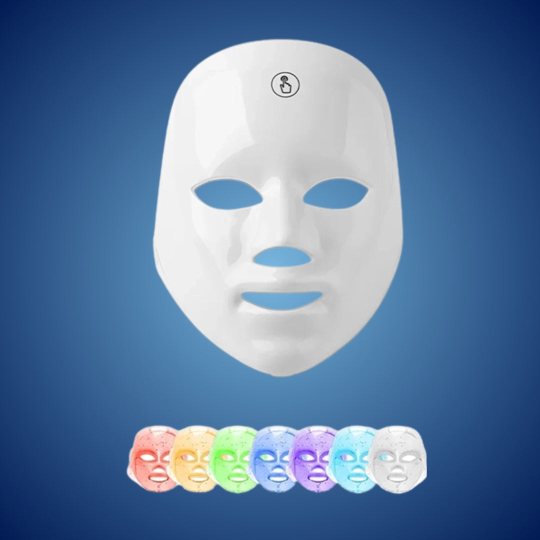 GlowSkin Pro LED Light Therapy Mask | Stimulates Collagen - Reduces Wrinkles - Improves Skin Texture - Soothes Redness