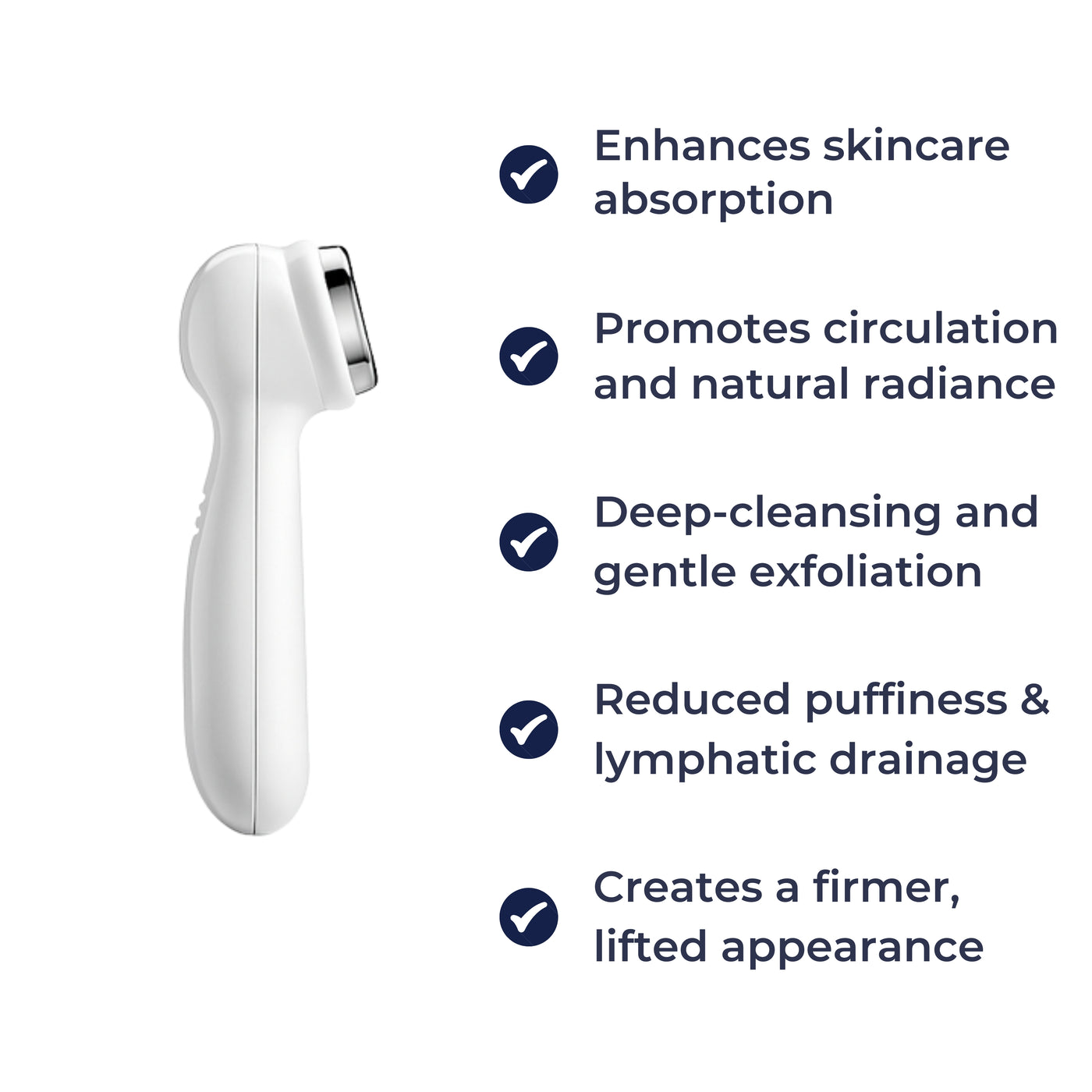 DermaLift | Ultrasonic Facial Massager – Skin Tightening Anti-Ageing – 1 MHz Vibration – At-Home Device for Women