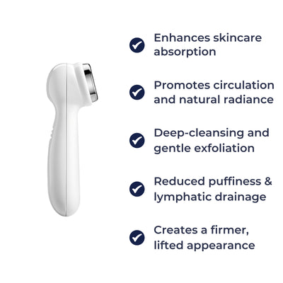 DermaLift | Ultrasonic Facial Massager – Skin Tightening Anti-Ageing – 1 MHz Vibration – At-Home Device for Women