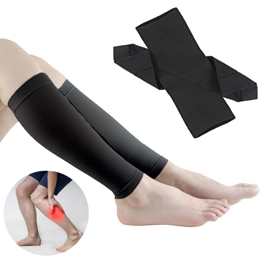 ComfortFlow Support Socks | Soft Highly Elastic Calf Compression - for Muscle Recovery and Circulation Enhancement