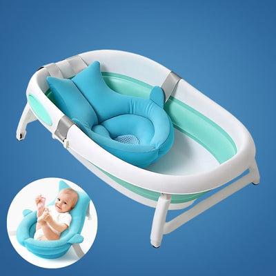 AquaNest | Baby Bath Support – Non-Slip Cushion – Quick-Drying Fabric – Newborn Safety