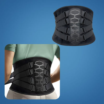BackSure | Lower Back Brace – Ultra-Breathable Lumbar Support Belt – Lightweight Stabilising Wrap for Pain Relief & Posture Support