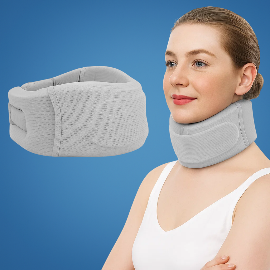 ComfortAlign | Cervical Collar Neck Brace – Pain Relief & Posture Support – Soft Foam Breathable Padding – Adults with Neck Pain Relief