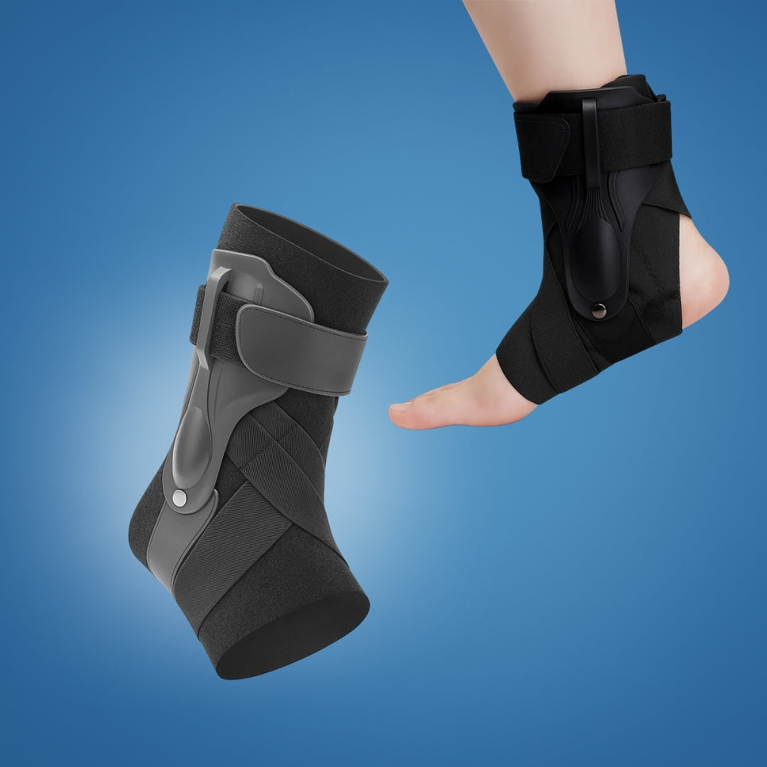 StabilEase Ankle Support Brace – Prevents Twisting – Breathable Lightweight – Pain Relief – Injury Recovery – Everyday Comfort