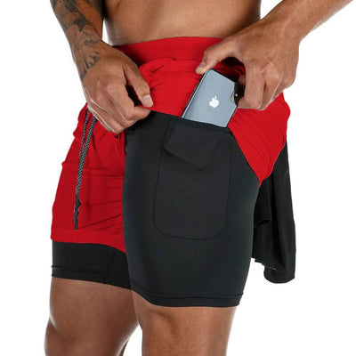 FlexStride Running Shorts with Pockets | Men’s Sports Shorts - Breathable Moisture-Wicking for Gym and Trail Running