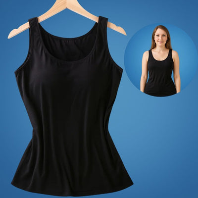 ComfortFlex | Padded Tank Top with Built-In Bra – Supportive Fit – Breathable Fabric – Ideal for Active Women