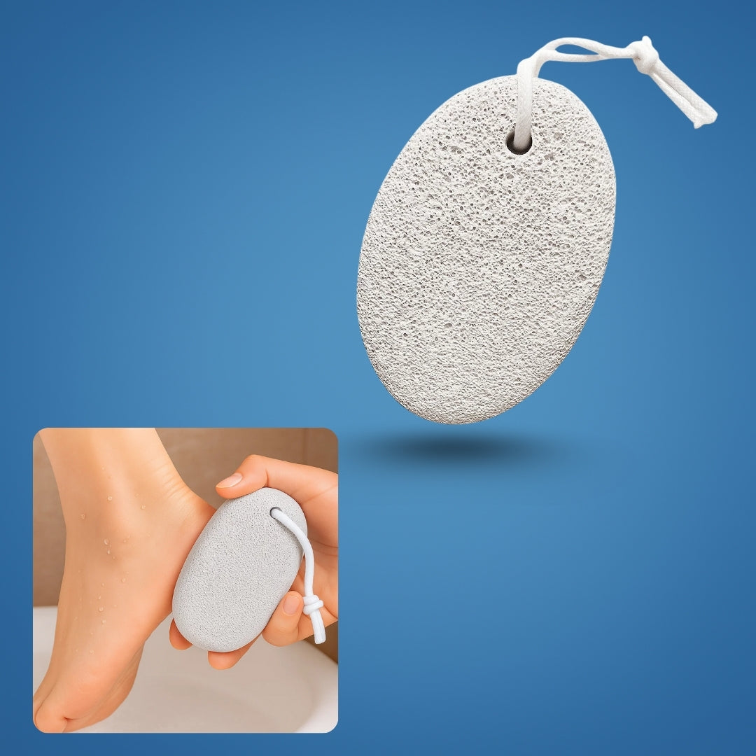 SmoothStep | Foot Pumice Stone Callus Remover – Hard Skin Relief – Natural Volcanic Rock – Smooth Cracked Heels Fast with Home Pedicure