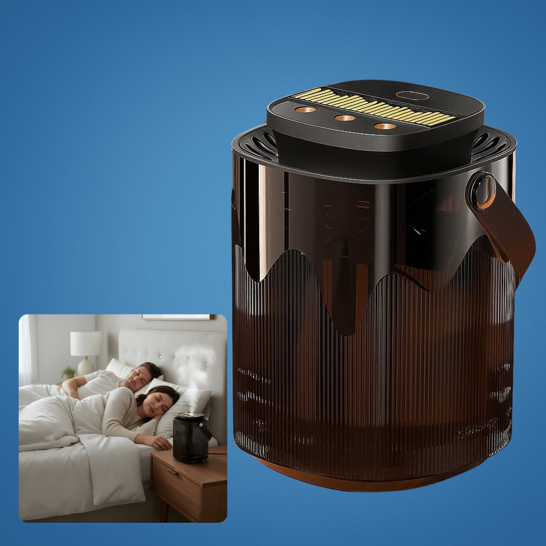 BreatheWell | Air Humidifier Diffuser – Essential Oil Aroma – Quiet 3 L Tank – Relieves Dry Air, Soothes Skin & Improves Sleep Quality