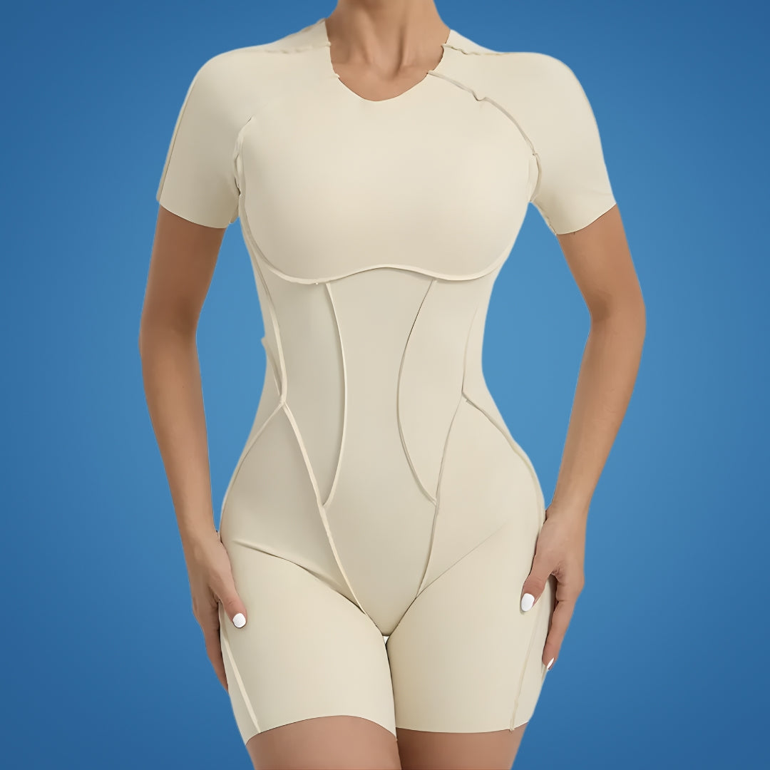 FitFlair | Women’s Workout Jumpsuit – Breathable Backless One-Piece – Stretch Fit Boosts Comfort Confidence Freedom for Gym & Athleisure