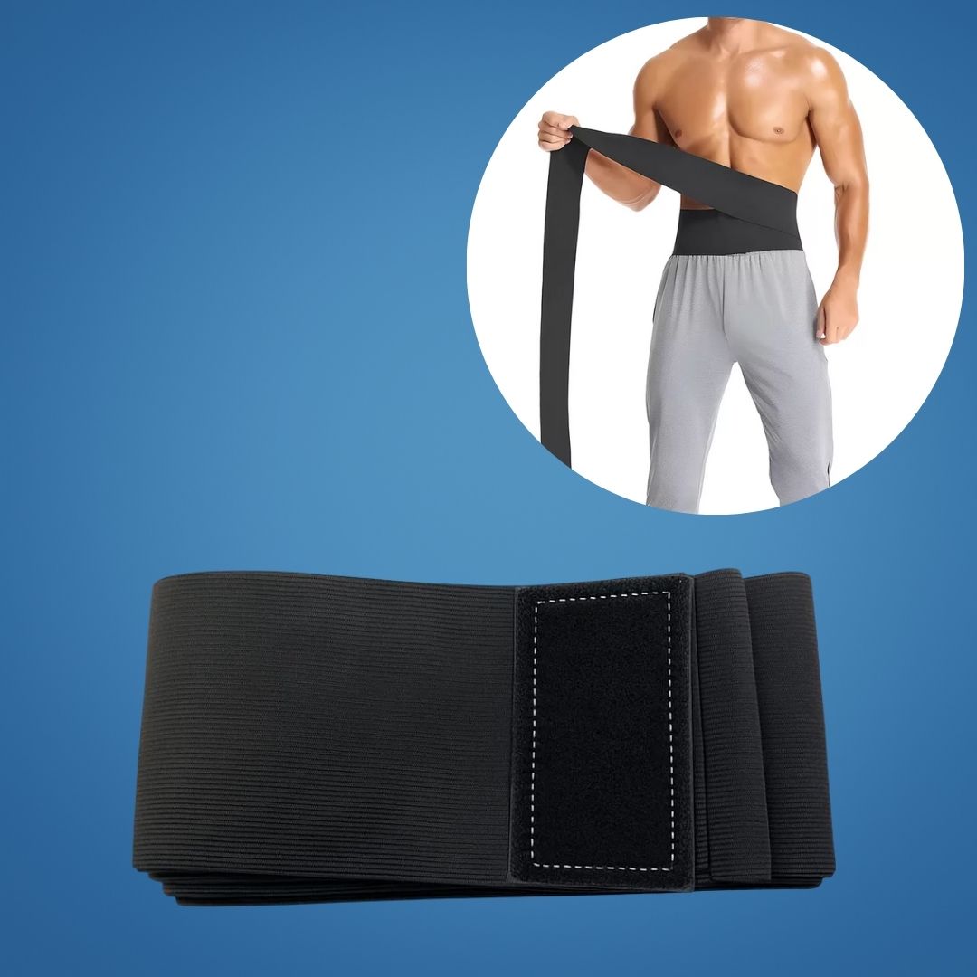 CoreFlex | Men’s Waist Trainer – Adjustable Compression Wrap – Breathable Fabric – Ideal for Workouts and Daily Wear