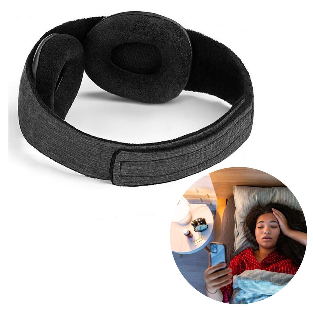 LumiBlock Sleep Mask for Total Darkness | Comfortable Sleep Without Light Disruption - for Travel - Shift Work - Home Use