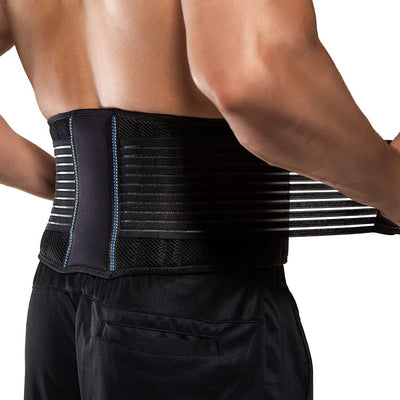 BackGuard Premium Back Pain Support Belt | Targeted Compression Relief - for Lower Back Strain - Herniated Discs and Posture Improvement