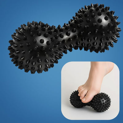 FlexiRelief | Peanut Massage Roller – Deep Tissue Muscle Relief – Firm Spiky Dual-Ball Design – Faster Recovery for Active Lifestyle