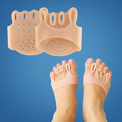 AlignStep | Toe Separator Metatarsal Pad – Pain Relief – Soft Silicone Cushioning – Improves Alignment – All Day Comfort