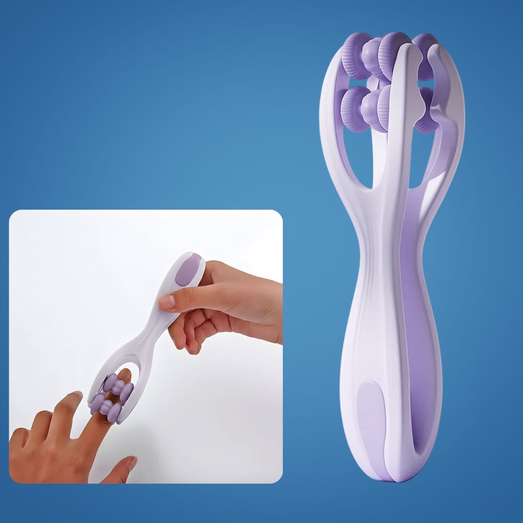 DexiEase | Finger Roller Massager – Pain Relief & Circulation Boost – Hypoallergenic Silicone – Portable Therapy For Stiff Tired Hands