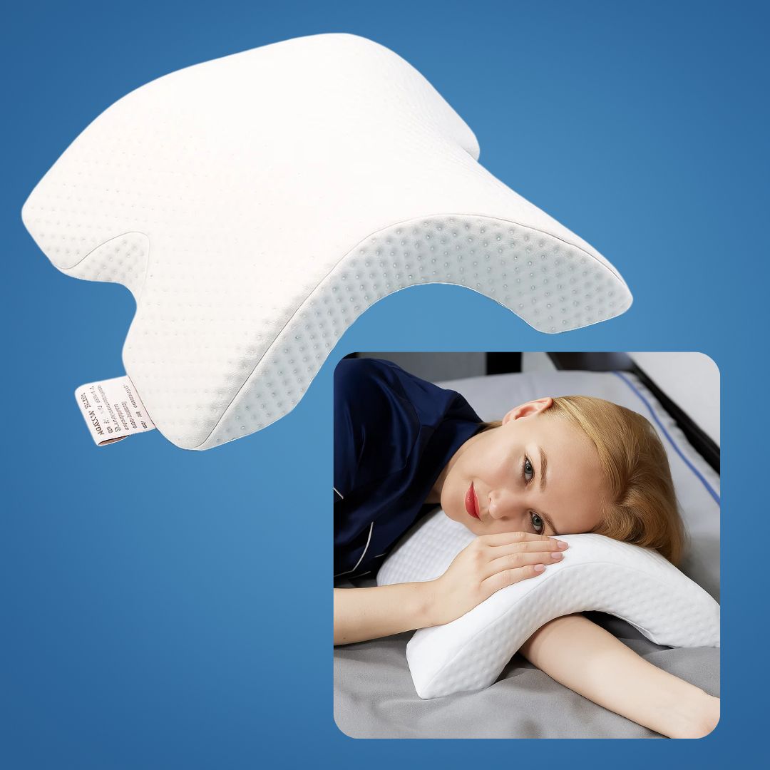 AlignRest | Orthopaedic Neck Support Pillow – Spine Relief & Posture Alignment – Contour Memory Foam – Pain-Free Deep Sleep Support