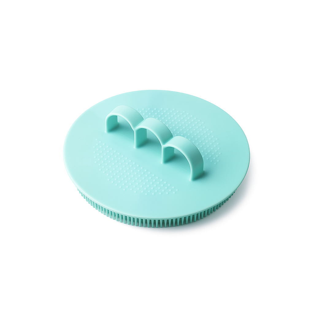 SilkPulse | Silicone Body Scrubber Bath Exfoliating Brush – Hygienic Deep Cleanse – Soft Silicone Bristles – Sensitive Skin Users