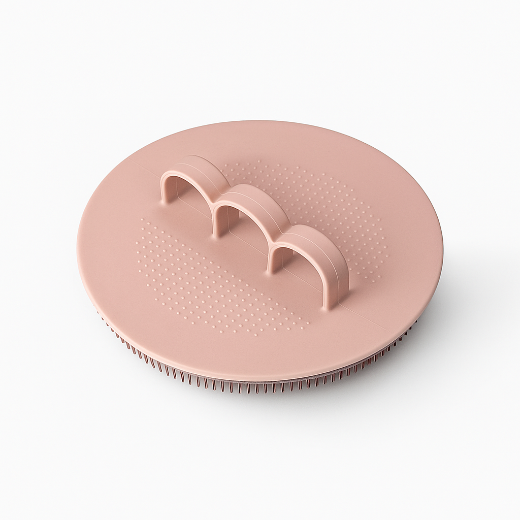 SilkPulse | Silicone Body Scrubber Bath Exfoliating Brush – Hygienic Deep Cleanse – Soft Silicone Bristles – Sensitive Skin Users
