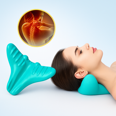 NeckRelief | Cervical Traction Pillow – Neck Pain Relief – Lightweight Durable Support – Posture Correction – Shoulder Tension Relief