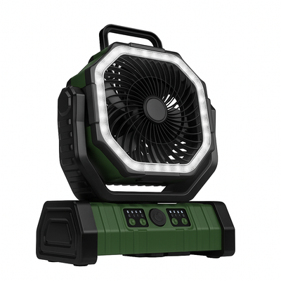 AirLumin | Portable Hangable Air Cooler – Extra Long Battery & Remote Control – LED Light & 20000 mAh Capacity – Camping & Patio Use