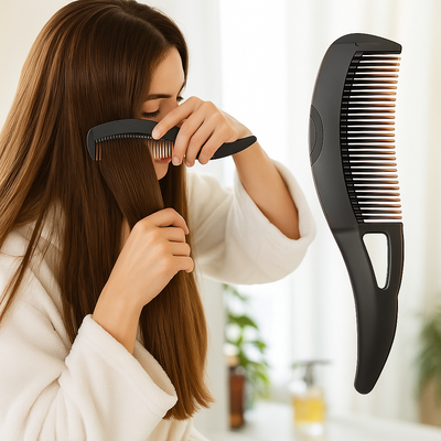 ClearScalp | Dandruff Removal Comb – Hollow Design – Soft Tip Scalp Massager – Relieves Itch – Removes Flakes – Healthy Clean Hair