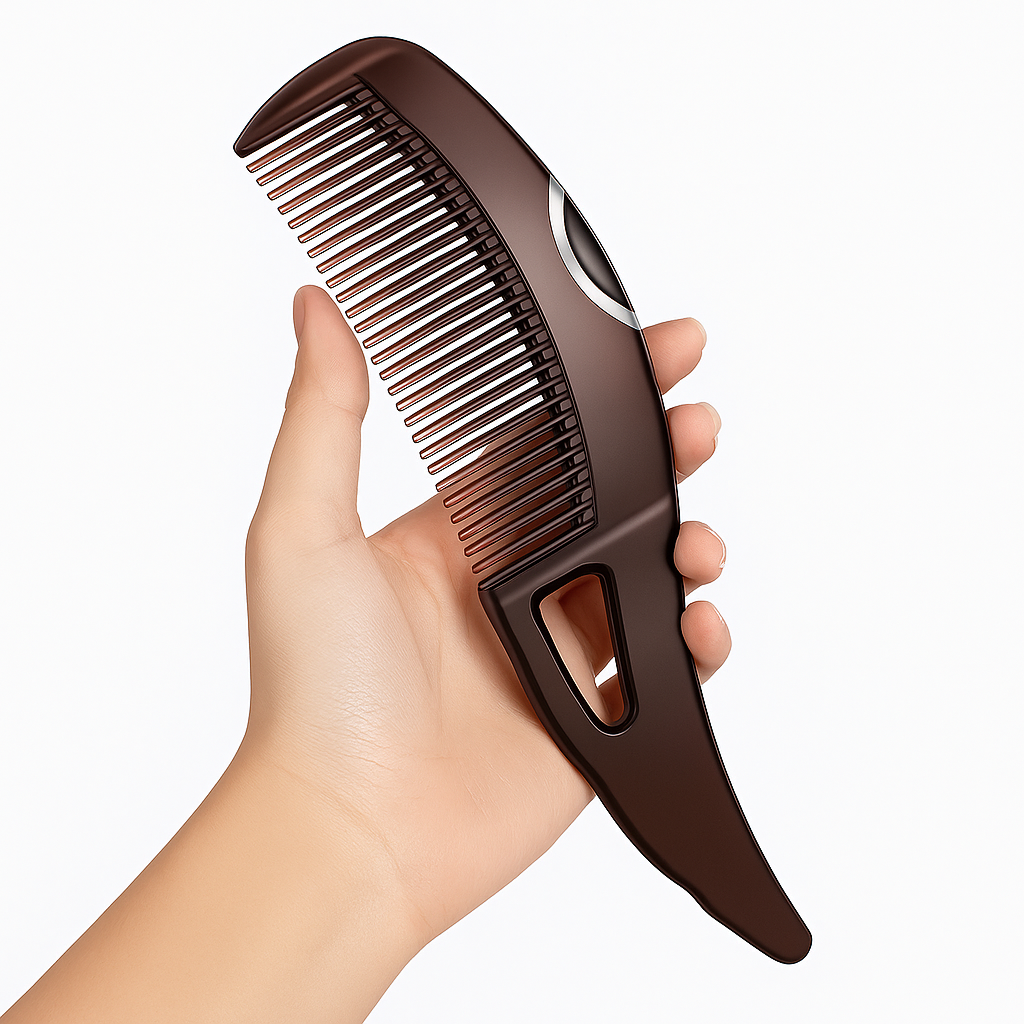 ClearScalp | Dandruff Removal Comb – Hollow Design – Soft Tip Scalp Massager – Relieves Itch – Removes Flakes – Healthy Clean Hair