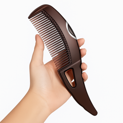 ClearScalp | Dandruff Removal Comb – Hollow Design – Soft Tip Scalp Massager – Relieves Itch – Removes Flakes – Healthy Clean Hair