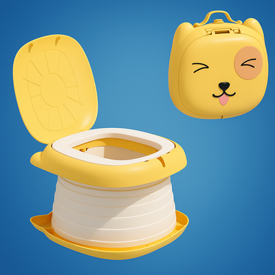 TravEase Potty | Portable Potty Toddler – Odour-Blocking Liners – Strong 50 kg Capacity – Travel & Day Out Use